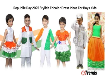  Republic Day 2025: Stylish Tricolor Dress Ideas for Boys Kids